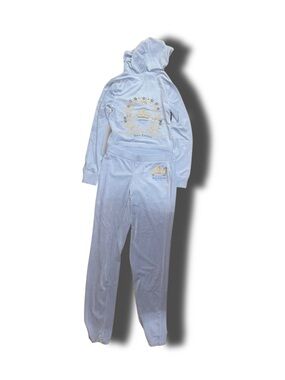 Juicy Couture Light Blue Velour Tracksuit NWT